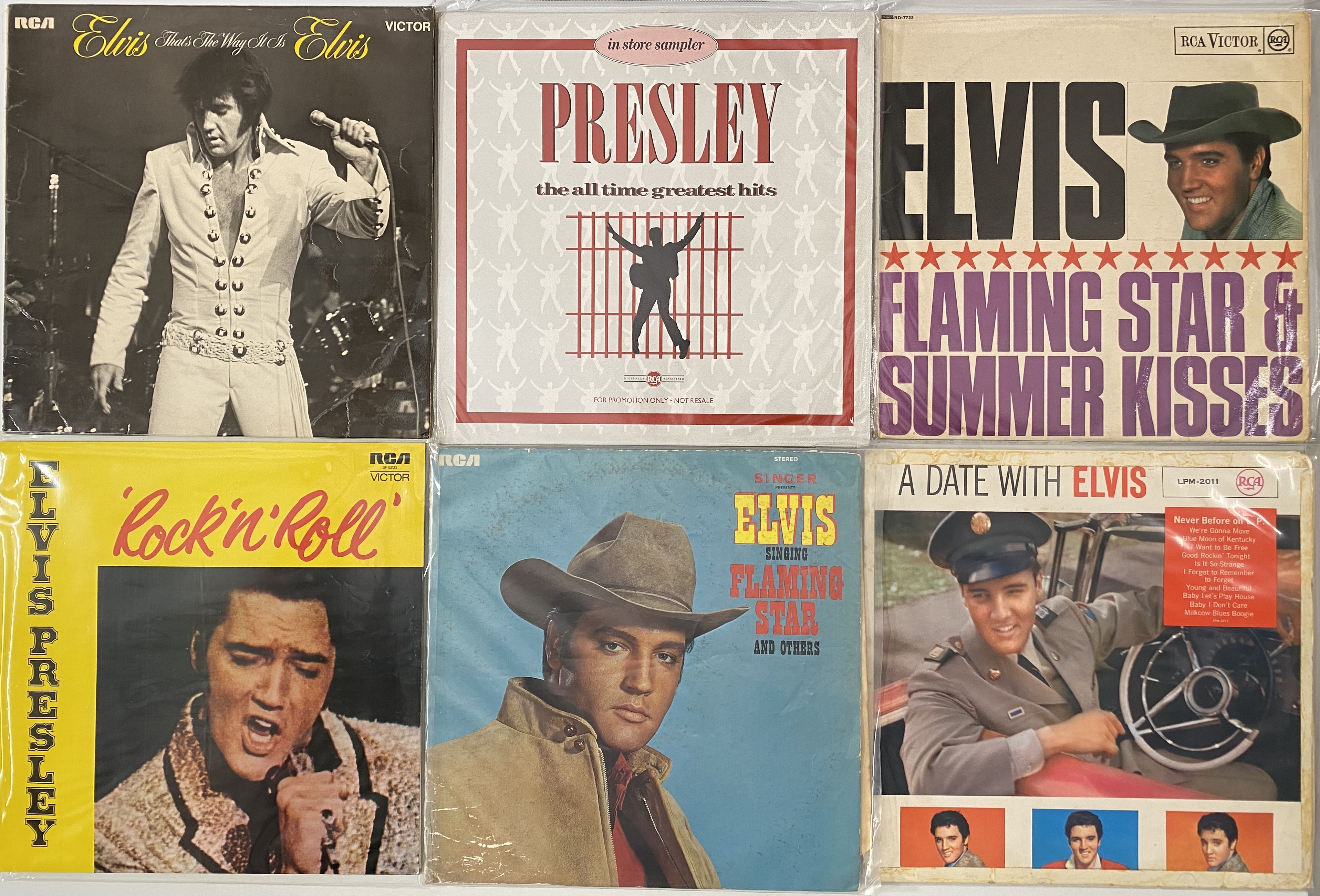 Lot 959 - ELVIS - LP COLLECTION