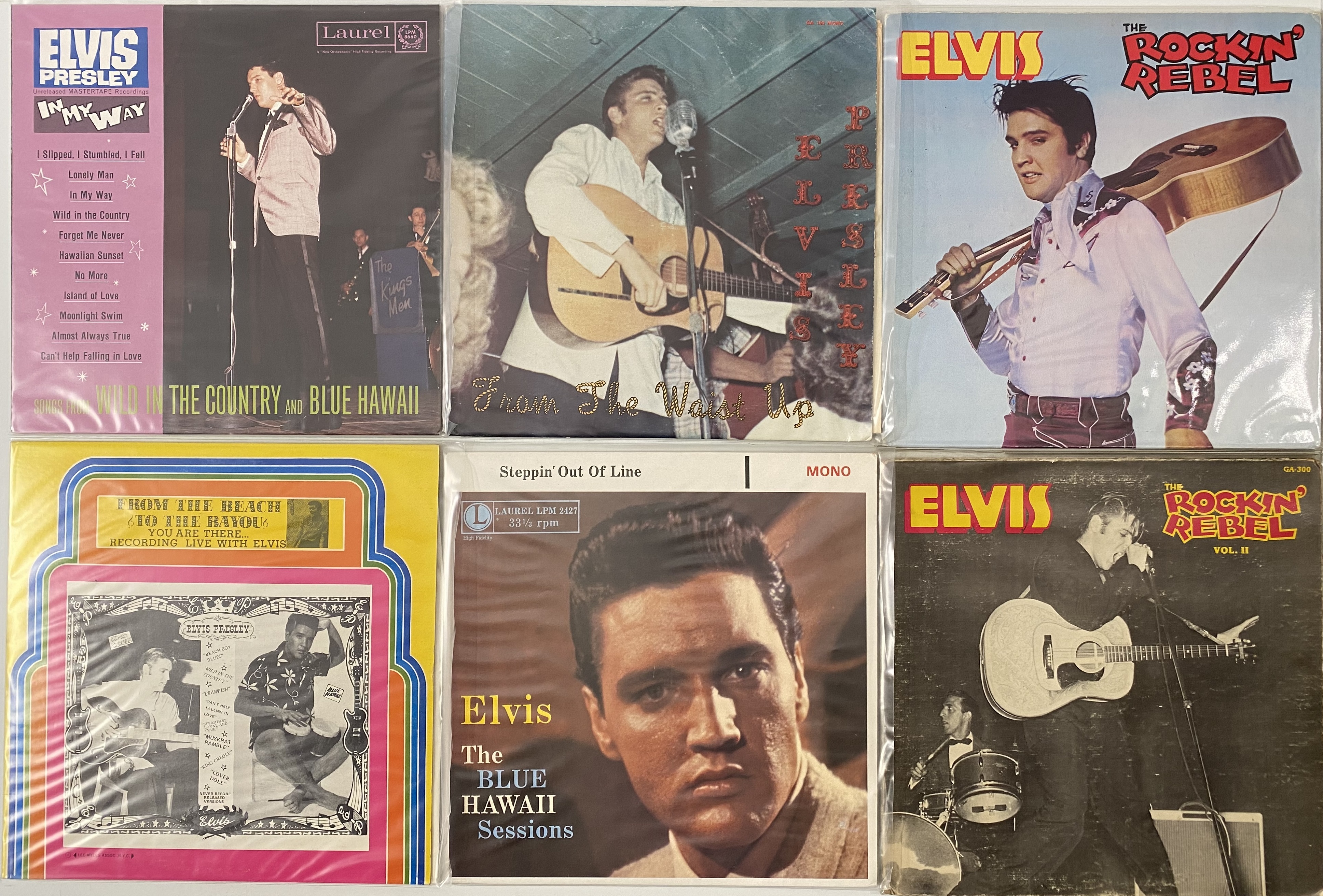 Lot 961 - ELVIS - LP COLLECTION