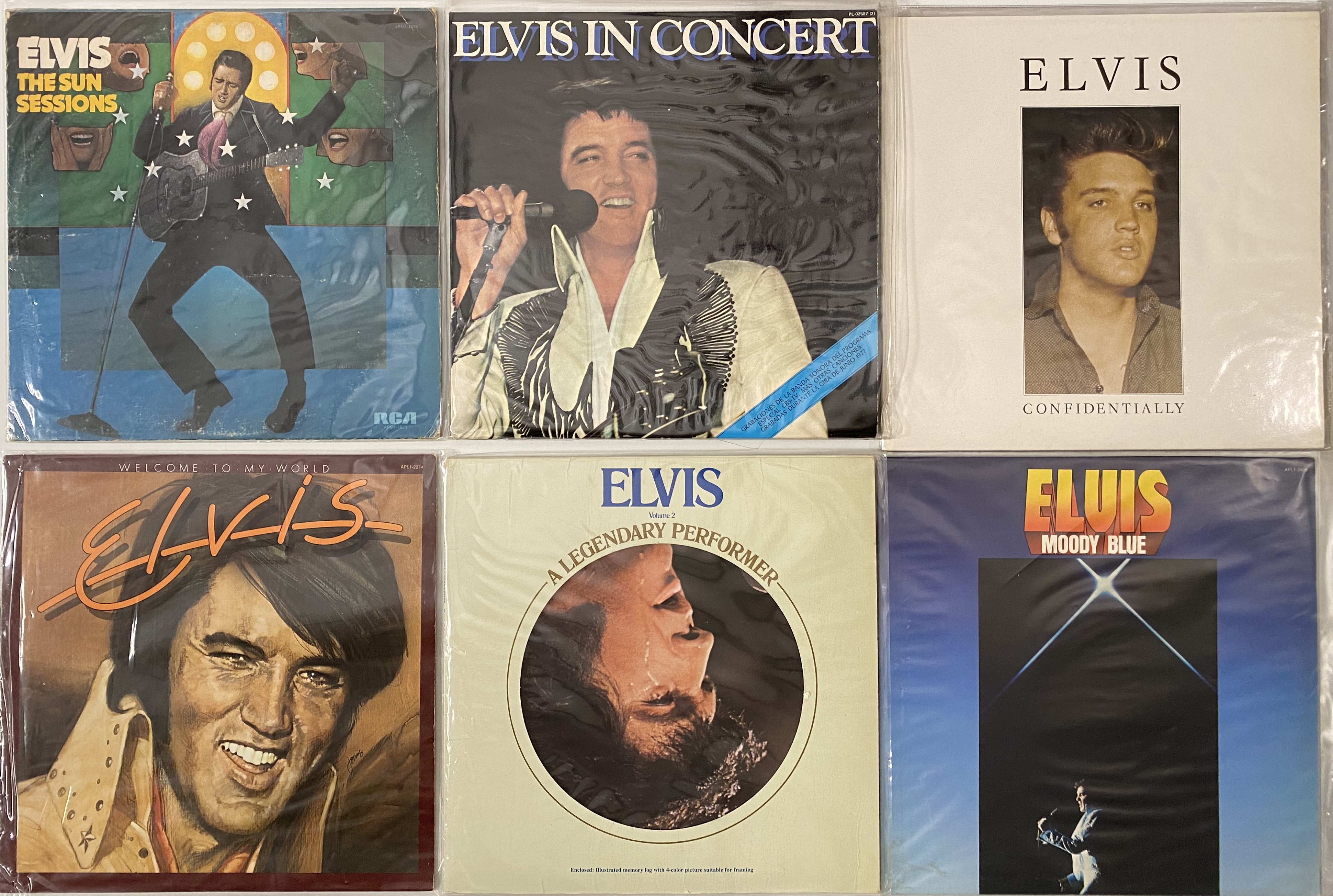 Lot 964 - ELVIS - LP COLLECTION