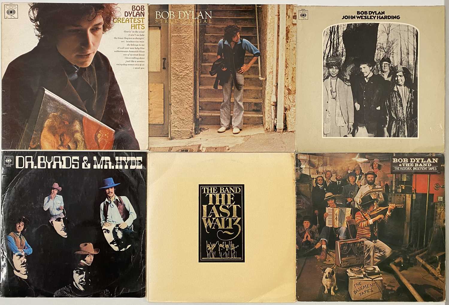 Lot 1007 BOB DYLAN & RELATED LPs
