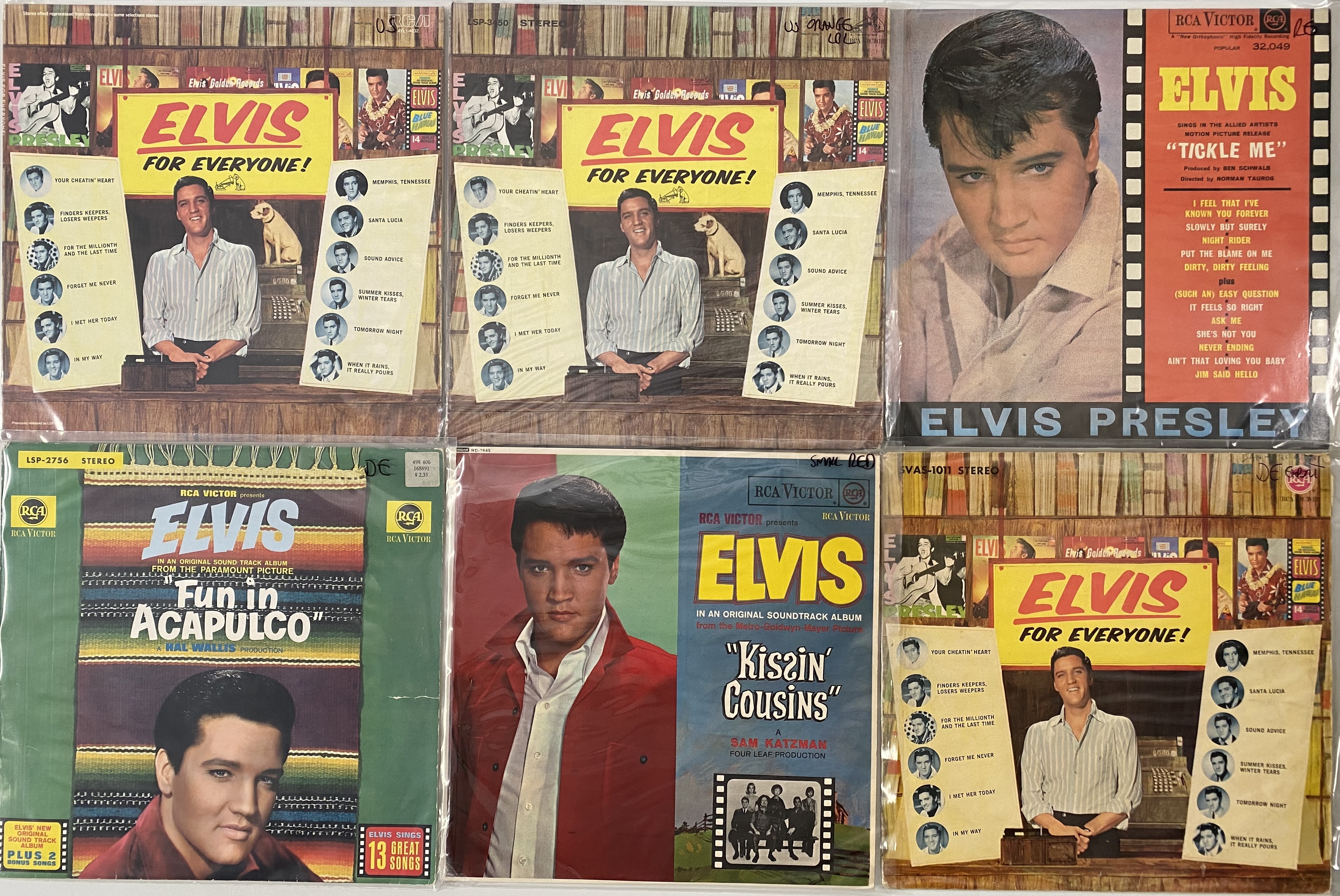 Lot 966 - ELVIS - LP COLLECTION