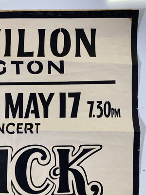 Lot 244 - BLACK SABBATH - A 1971 CONCERT POSTER FOR LEAMINGTON.