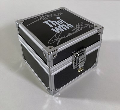 Lot 301 - THE WHO - A LIMITED EDITION WATCH WITH BOX SIGNED BY TOWNSHEND AND ENTWISTLE.