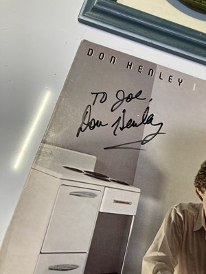 Lot 309 - CLASSIC ROCK - SIGNED ITEMS INC DON HENLEY / MIKE OLDFIELD.