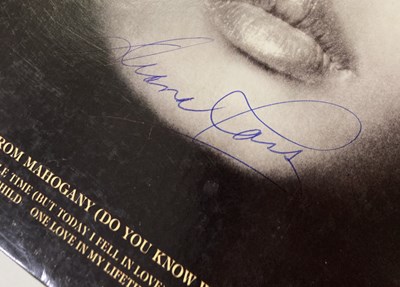 Lot 316 - SIGNED ITEMS - FEMALE STARS INC DIANA ROSS.