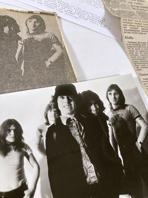 Lot 410 - AC/DC - 1978 CONTRACT AND CONCERT EPHEMERA.