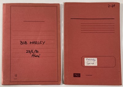 Lot 416 - BOB MARLEY - 1970S/80S CONTRACTS AND CONCERT DOCUMENTS.