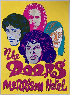 Lot 245 - THE DOORS - HAND PAINTED POSTER ART.