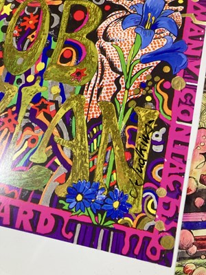 Lot 246 - JIMI HENDRIX /  THE WHO / BOB DYLAN - SIGNED POSTER PRINTS.