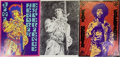 Lot 246 - JIMI HENDRIX /  THE WHO / BOB DYLAN - SIGNED POSTER PRINTS.