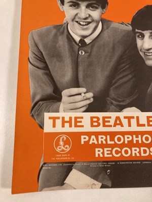 Lot 117 - THE BEATLES - ORIGINAL PARLOPHONE PROMOTIONAL POSTER.