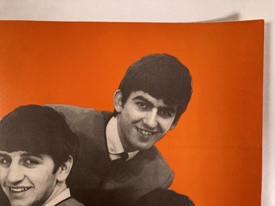 Lot 117 - THE BEATLES - ORIGINAL PARLOPHONE PROMOTIONAL POSTER.