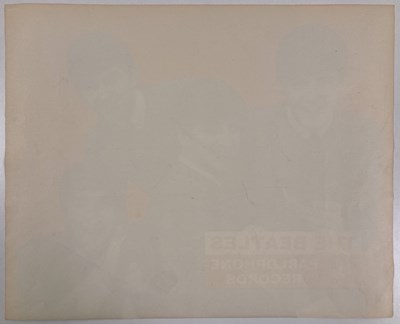 Lot 117 - THE BEATLES - ORIGINAL PARLOPHONE PROMOTIONAL POSTER.