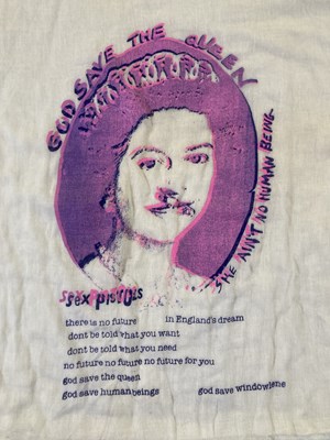 Lot 372 - THE SEX PISTOLS / VIVENNE WESTWOOD - AN ORIGINAL T-SHIRT.