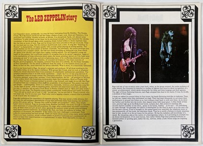Lot 351 - LED ZEPPELIN - AN ORIGINAL PROGRAMME AND TICKET STUB, WITH A REPRODUCTION POSTER - EARL'S COURT 1975.