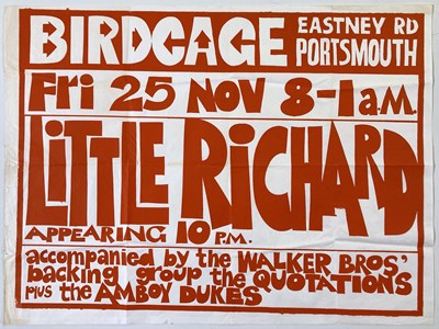 Lot 248 - LITTLE RICHARD, A 1966 CONCERT POSTER.