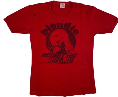 Lot 408 - BLONDIE - ORIGINAL 1970S T-SHIRTS.