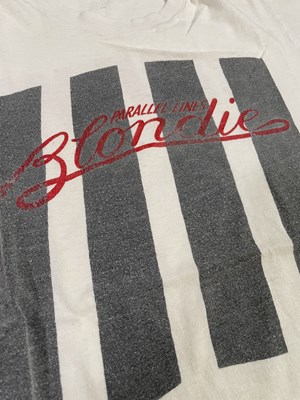 Lot 408 - BLONDIE - ORIGINAL 1970S T-SHIRTS.