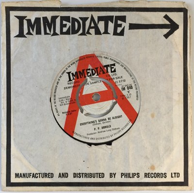 Lot 23 - P.P. ARNOLD - EVERYTHING's GONNA BE ALRIGHT/ LIFE IS NOTHING 7" (UK DEMO - IMMEDIATE IM 040)