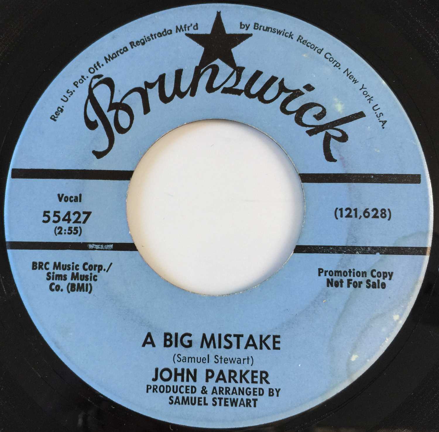 Lot 27 JOHN PARKER A BIG MISTAKE/ JUST A THING
