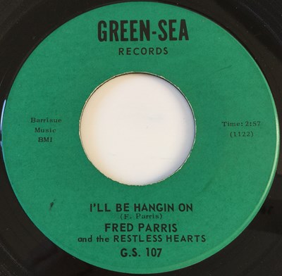 Lot 28 - FRED PARRIS - I'LL BE HANGIN ON/ I CAN REALLY SATISFY 7" (US SOUL/ R&B - GREEN-SEA GS 107)