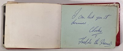 Lot 134 - AUTOGRAPH BOOK WITH SIGNATURES FROM THE BEATLES / ROY ORBISON / CILLA BLACK AND MORE.