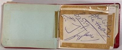 Lot 134 - AUTOGRAPH BOOK WITH SIGNATURES FROM THE BEATLES / ROY ORBISON / CILLA BLACK AND MORE.