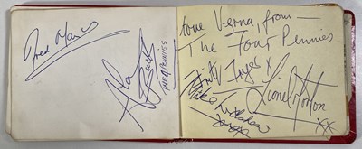 Lot 134 - AUTOGRAPH BOOK WITH SIGNATURES FROM THE BEATLES / ROY ORBISON / CILLA BLACK AND MORE.