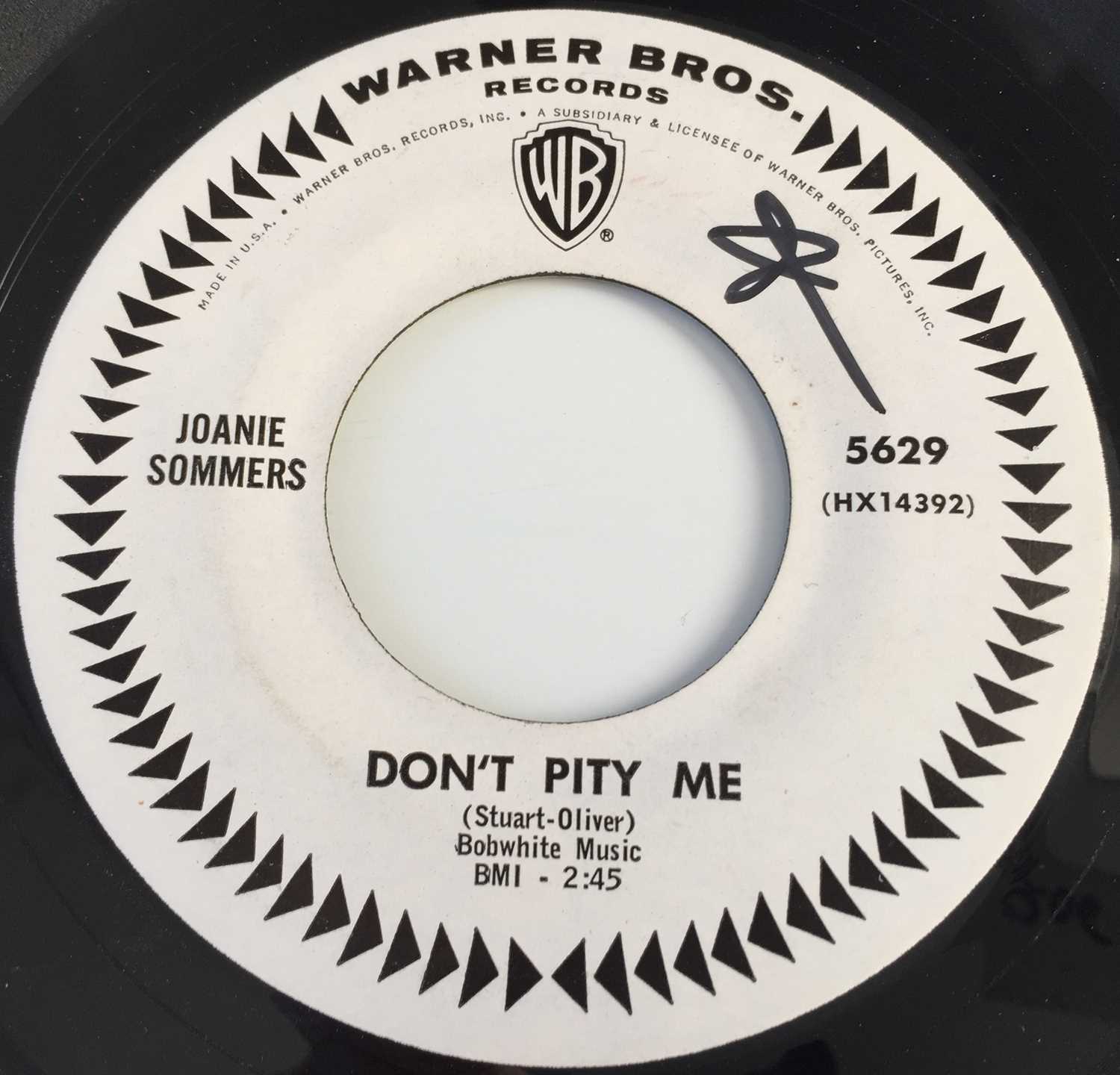 Lot 39 - JOANIE SOMMERS - DON'T PITY ME/ MY BLOCK 7