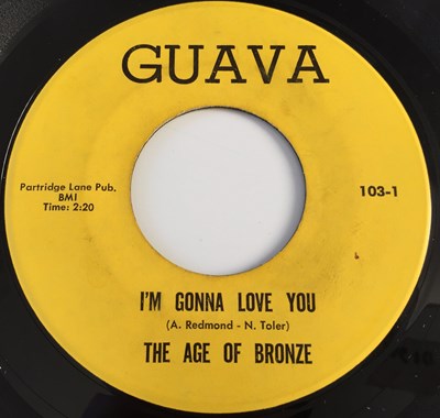 Lot 52 - THE AGE OF BRONZE - I'M GONNA LOVE YOU 7" (US SOUL - GUAVA 103)