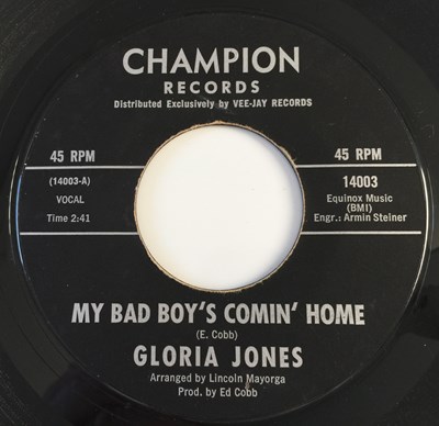 Lot 56 - GLORIA JONES - TAINTED LOVE 7" (US NORTHERN - CHAMPION 14003)