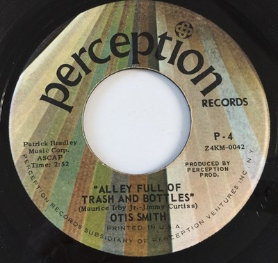 Lot 67 - OTIS SMITH - LET HER GO/ ALLEY FULL OF TRASH AND BOTTLES 7" (US NORTHERN - PERCEPTION P-4)