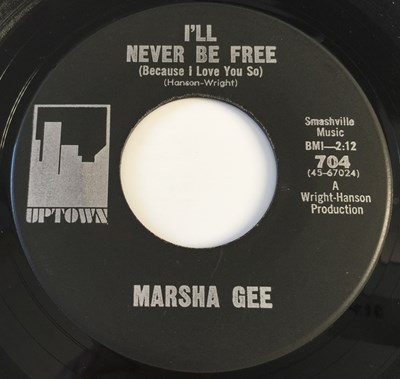 Lot 227 - MARSHA GEE - BABY, I NEED YOU 7" (UPTOWN 704)