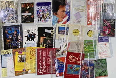 Lot 123 - PROGRAMMES - INC FAIRPORT CONVENTION EPHEMERA.