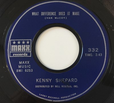 Lot 224 - KENNY SHEPPARD - WHAT DIFFERENCE DOES IT MAKE 7" (US SOUL - MAXX 332)