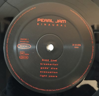 Lot 119 - Pearl Jam - Binaural LP (494590 1)