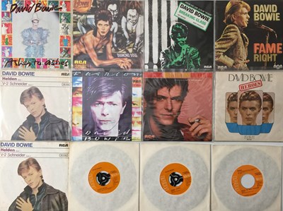 Lot 604 - DAVID BOWIE - OVERSEAS PRESSINGS - 7" COLLECTION