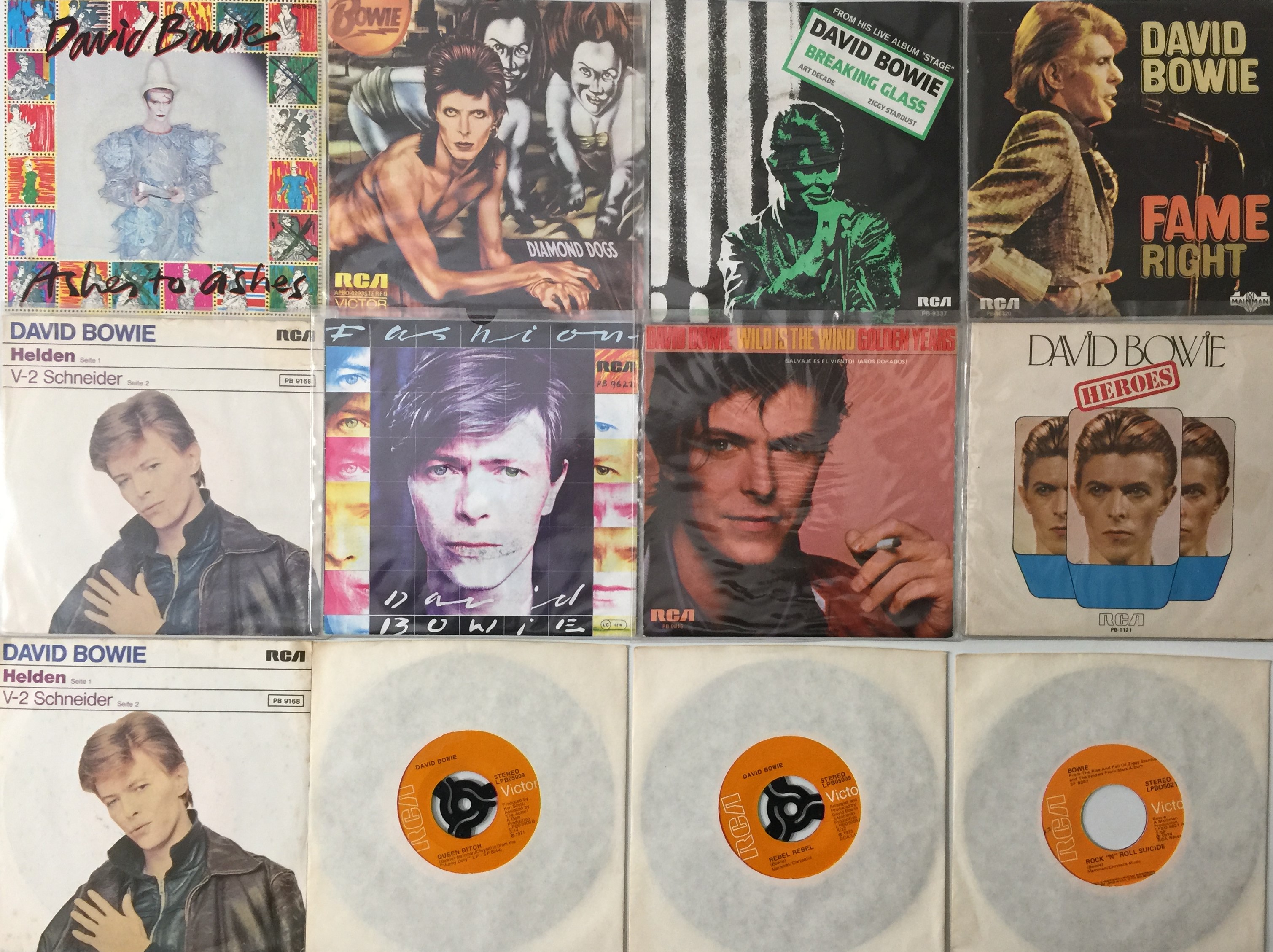 Lot 604 - DAVID BOWIE - OVERSEAS PRESSINGS - 7