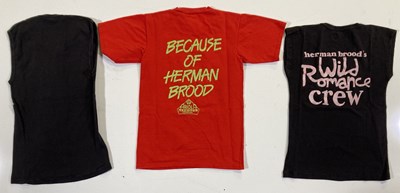 Lot 29 - HERMAN BROOD - A COLLECTION OF ORIGINAL VINTAGE T-SHIRTS.