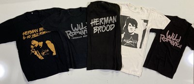 Lot 33 - HERMAN BROOD - A COLLECTION OF ORIGINAL VINTAGE T-SHIRTS.
