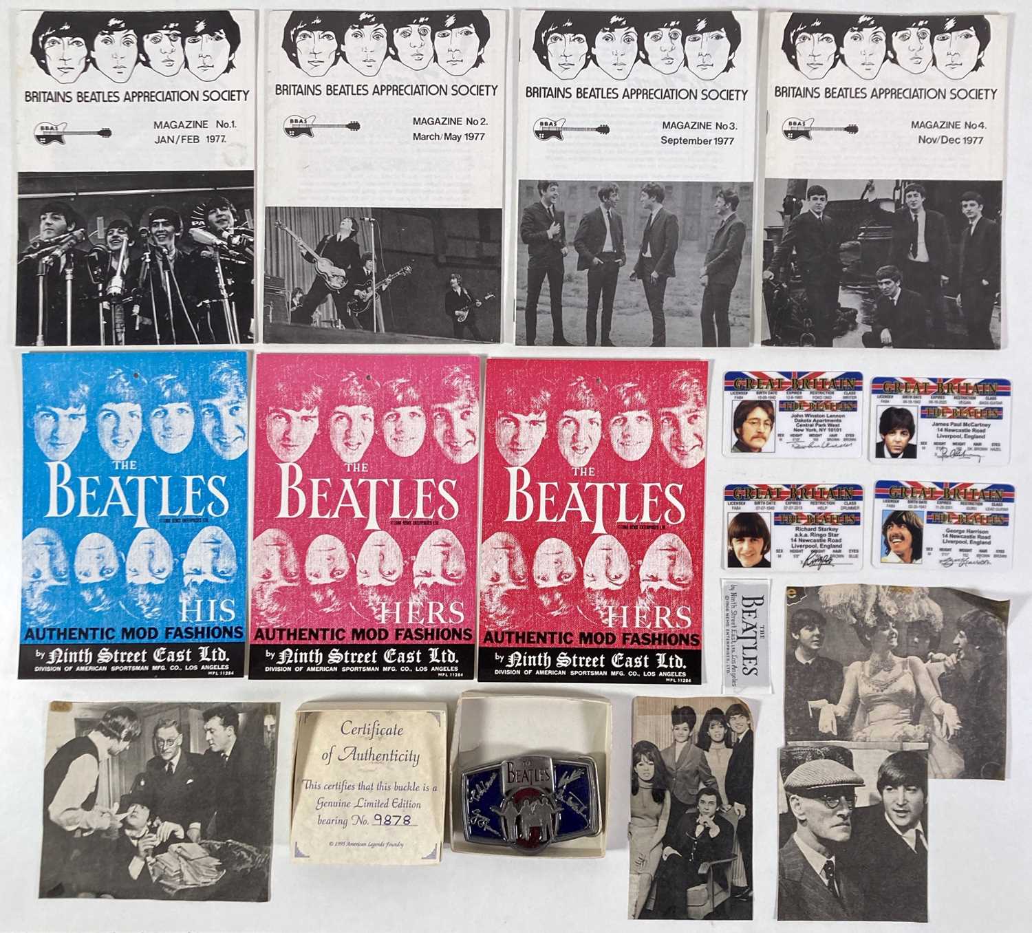 Lot 411 - THE BEATLES - COLLECTABLES INC BELT BUCKLE.