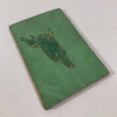 Lot 152 - THE BEATLES - A 1958 LIVERPOOL INSTITUTE GREEN BOOK - PAUL MCCARTNEY / GEORGE HARRISON.
