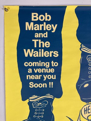 Lot 512 - BOB MARLEY - A RARE 1973 TOUR PROMOTIONAL POSTER.