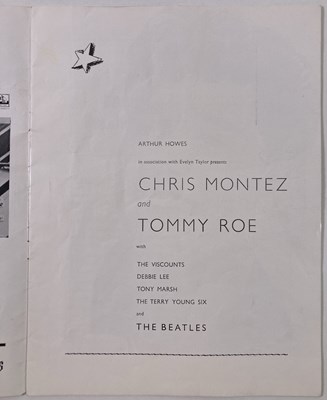 Lot 105 - THE BEATLES - CONCERT MEMORABILIA INC EARLY PROGRAMME.