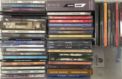 Lot 608 - DAVID BOWIE - 7" COLLECTION PLUS CDs