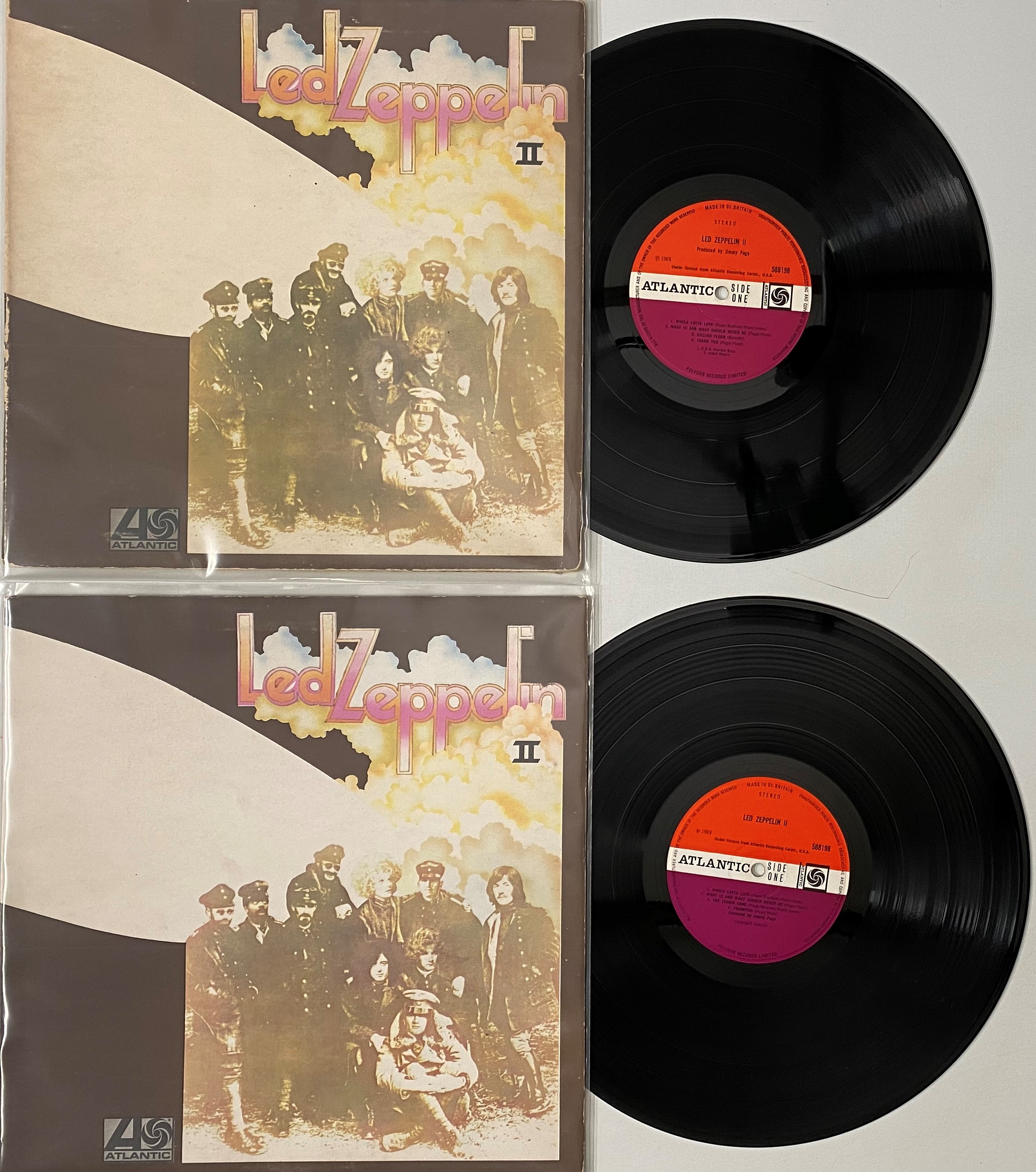 Led Zeppelin Lp Disc Lot 611 - LED ZEPPELIN - LP COLLECTION