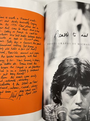 Lot 87 - THE ROLLING STONES - MICHAEL PUTLAND PLEASED TO MEET YOU - GENESIS PUBLICATIONS.
