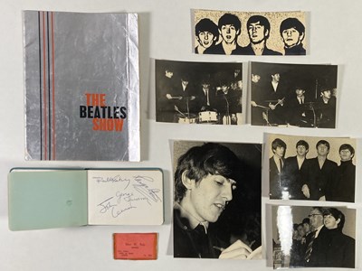 Lot 136 - THE BEATLES IN EXETER 1963 - TO INCLUDE BEATLES PHOTOS TAKEN BY VENDOR  & AUTOGRAPH BOOK