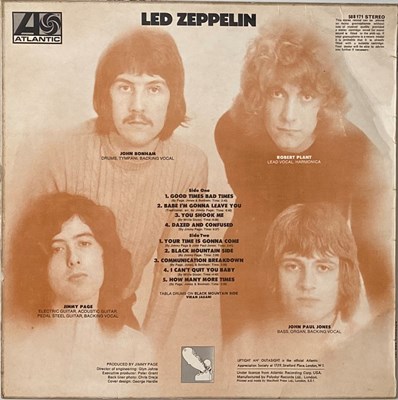 Lot 665 - LED ZEPPELIN - S?T LP (UK PLUM/ RED ATLANTIC/ SUPERHYPE - 588171)