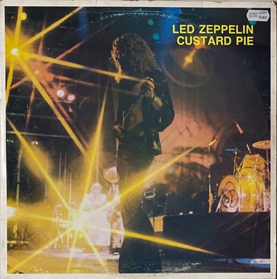 Lot 666 - LED ZEPPELIN - CUSTARD PIE LP (LIVE IN OFFENBACK 1973 - PRIVATE TRIPLE LP)